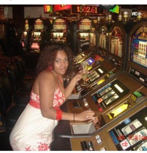 Relaxed hair. After scrunching and adding mouse in gel. Minimal curls.