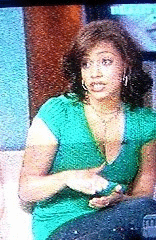 Me in the Tyra banks show. I showed up with straight hair. They then curled it with a curling Iron before the show. 